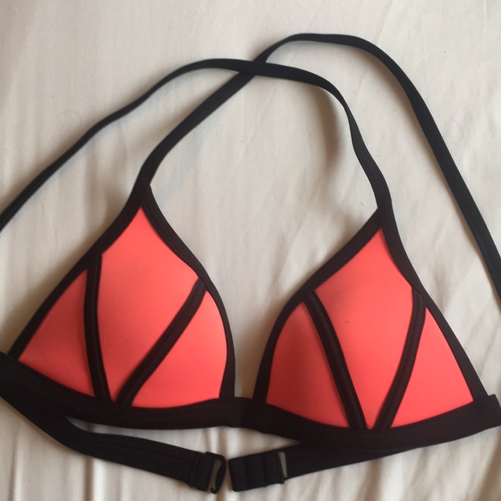 Victoria Secret Neon Pinkish/Orangey Bikini Top🌊